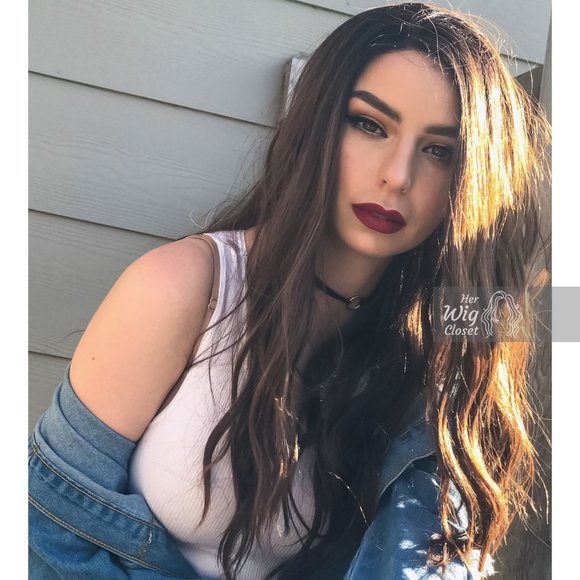 24" Loose Wave Copper Lace Wig | Shantell - Picture 10 of 10